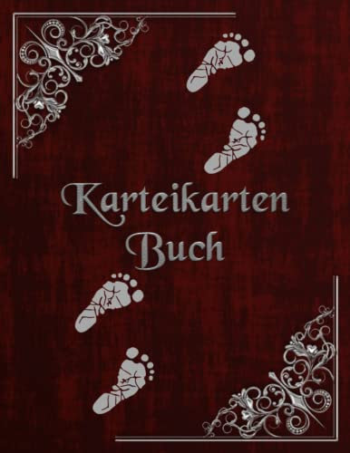 Karteikarten Buch mobile Fußpflege Karteikartenbuch Mobiles Fußpflegestudio Fußpfleger Podologie Praxis Patientenkarteikarten Podologe ... Kundendaten Dienstleistungen Braun 01