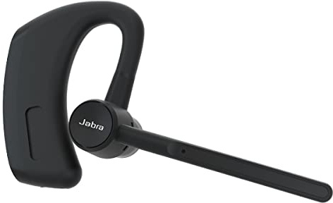 Jabra Perform 45 Oreillette Bluetooth Mono avec Microphone antibruit avancé, Fonction Push-to-Talk Mode Face2Face et Design Discret Noir