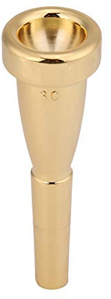Yctze Premium Trompetenmundstück der Größe 3C – für Professionelle Musiker, Musikinstrumentenzubehör (GOLD)