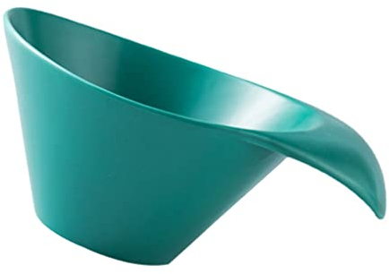 WOTZOV Ensaladera Vajilla para Sopa de Desayuno: Vajilla de Pasta de cerámica con asa para ensaladas de Frutas Recipiente para postres Negro