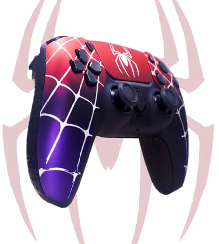 Faceplate Housing Custom Blue Spider Front Touch Pad Cover With Tools for PS5 Controller Shell BDM-010