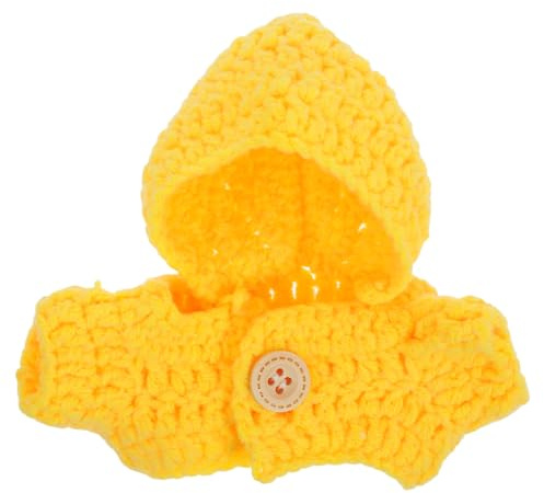 Vaguelly Mini Plüsch Puppenkleidung Süßes Gestricktes Outfit Für Teddybären Und Puppen Einfache Handhabung Für Fantasievolles Spielen Lang Für Kreative Geschichten Und Dekoration