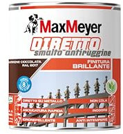 MAXMEYER Diretto Antiruggine Brillante R8017 Marrone Cioccolato 0.75 L
