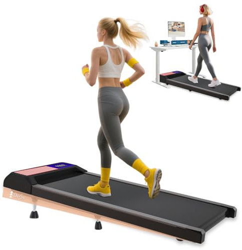 NEUTYPECHIC Walking Pad Laufband für Zuhause & Büro - 5% Neigung, 2.5HP Leise (2-6 km/h) | Klein laufbänder mit LED & Fernbedienung, Laufband Schreibtisch Platzsparend für Home Office