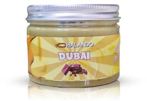 Chalando Crema Spalmabile Dubai Chocolate, Gusto di Pistacchio e Croccanti di Pasta Kataifi, Cremosa e Golosa, Ideale per Colazioni, Dessert, Dolci Fatti in Casa e Farciture (Dubai)