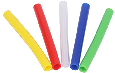 ZJchao Bastoncini da Dentizione, Tubo Giocattolo per Bambini in Silicone Giocattoli per Neonati e Gocce di Dentizione di Silicone per Bambini per Tubi Dentiosi per Sollievo