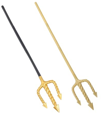 Yardwe 2 pezzi Forchetta da Costume Halloween in Leggera Strumento per Cosplay e Masquerade Photography Prop