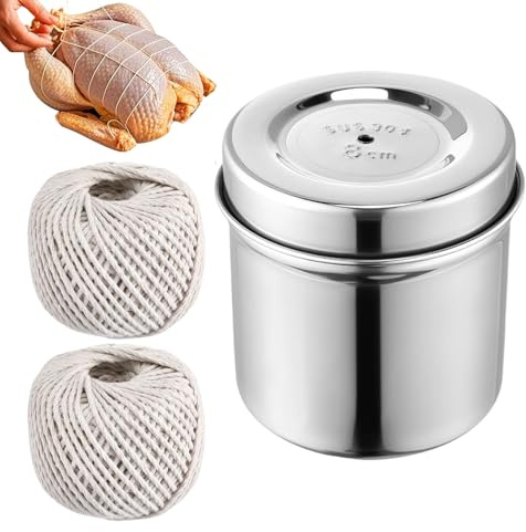 Ficelle de Pâtisserie | 2 Rouleaux à Filière Centrale | Ficelle Alimentaire pour Viande,pour Viande Tamales Barbecue Camping Cuisine Maison