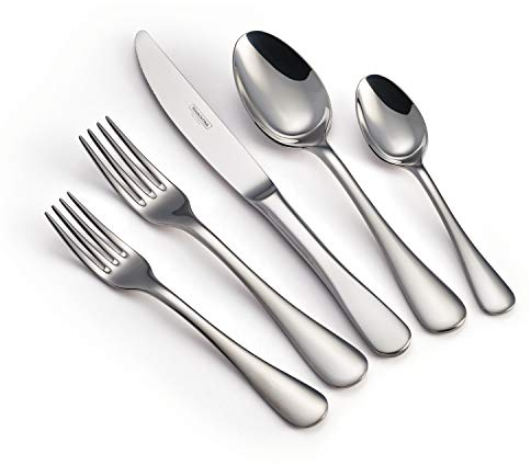 Tramontina 45 PC TABLEWARE SET - CLASSIC, Large, Silver
