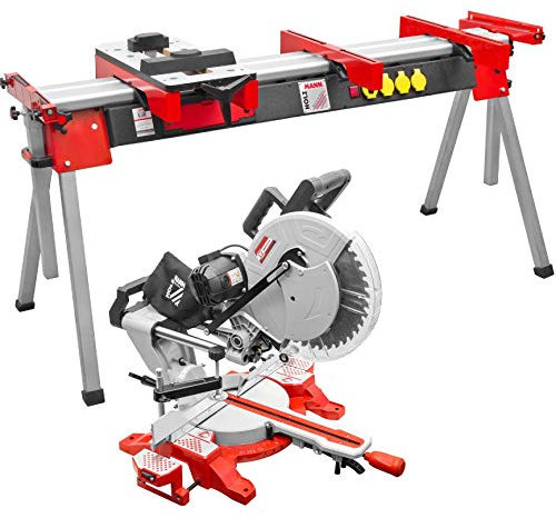 Holzmann Kappsägen Set KAP305ECO |305MM|2x45°|Doppelneigung + Untergestell USK2760