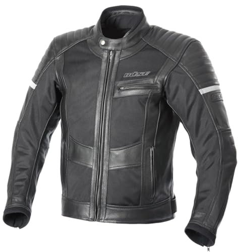 Büse Sunride Motorrad Lederjacke, schwarz, 48