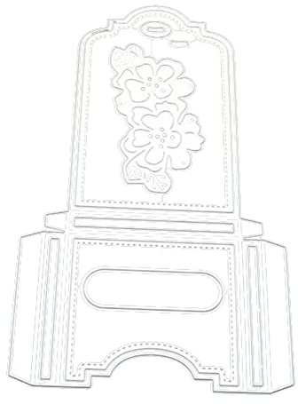 Weihnachten Stanzschablone Box Schachtel, 3D Metall Stanzformen Box Neu Geschenkbox Form Stanzschablone Kartenherstellung Scrapbooking Prägeschablonen für DIY Scrapbook Album Papier Karten