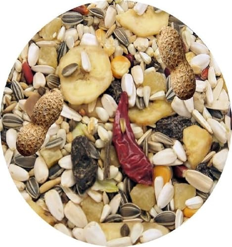 Parrot Food With FRUIT PEPPERS & NUTS 12.5kg 5kg 3kg 2kg 1kg 450g Seed MIx (1kg)