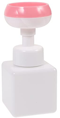 Healvian Dispensador de jabón espumoso, Botella de Recargable de Pata de Gato, envases de jabón líquido de Manos, Botellas de Prensa para Cocina y baño, Color Rosa