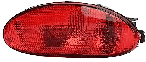 Cubierta de Luz Antiniebla Trasera KIMISS 6351K5 Cubierta de Luz Antiniebla Trasera ABS para 206 206CC 206 Hatchback (sin bombilla)