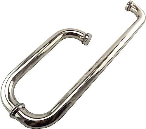 Duschtürgriff Ersatzteile für Glastüren, Badezimmertürknöpfe, Türen, Push-Pull-Knopf mit Unterlegscheiben, interne externe Türgriffe, 225 mm + 425 mm