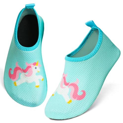 TMEOG Vattensko, barn, strandsko, flicka, pojke, vattensko, pool, halkfri, barfota, sko, havssko, simning, surfing, 22-33EU, 2 L1horn indigo, 28/29 EU