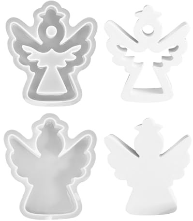 Silikonformen Gießformen Engel Kerzenformen zum Gießen, Engel Silikonform Mini Engel Epoxidharz Formen, Silikon Gießform Engel, 3D Engel Kerzen Formen Silikon, Gießformen Silikon Selber Machen