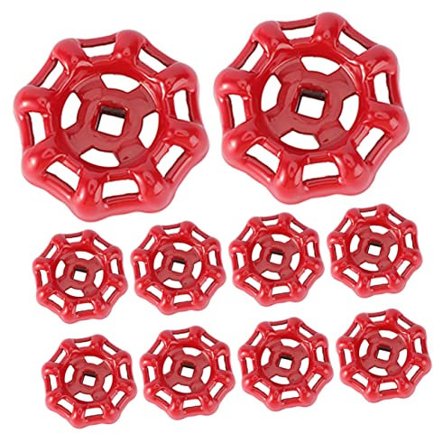 CANIGHT 10piezas Manijas De Válvula Para Grifería y Jardín Compatible Grifos De Ducha y Fregaderos De Orificio De Accesorio Práctico Para Control De Agua