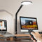 LitONES Led Desk Lamp with Clamp, 1200LM Dimmable Home Office Desktop Light, 3000k-6500k Adjustable Swing Arm Ring Light for Video Recording, Study, Reading, Zoom Calls, Streaming, Task Lighting