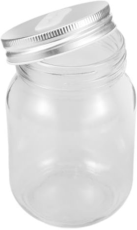 VICASKY Selbstdisziplin-glasbelohnungsdose Für Mädchen Transparente Spardose Mit Silberdeckel Multifunktionale Münzbank Für Lernen Und Verhalten Kleine