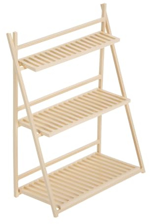 IMIKEYA Miniature Doll House Flowerpot Shelf Storage Rack Miniature Furniture for Boys and Girls Playroom Toy for Dollhouse