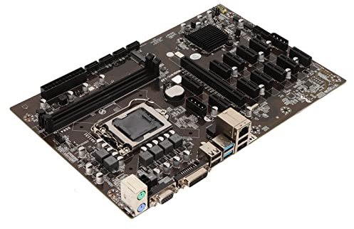 Denash High Compatibility Mining Mainboard 12 PCIe -Anschlüsse DDR4 16G Support PC Motherboard