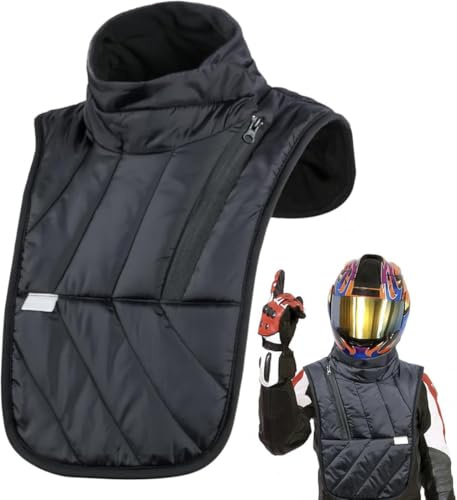 Grillix Halskrause Motorrad Winter, Winddichter und Wasserdichter Halswärmer Motorrad, Motorrad Nackenwärmer für Outdoor Sportarten, Radfahren, Skifahren