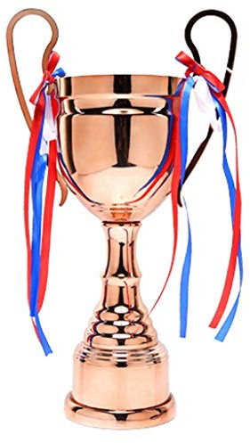 LSJ Trofeo in metallo, trofeo creativo, trofeo da basket, trofeo personalizzato per le vacanze (colore: Copper, dimensioni: 49 cm)