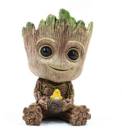 Donreay Baby Groot Pot de fleurs décoratif Petit modèle