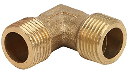 Raccordi per compressore d'aria a gomito con raccordo per valvola di ritegno in ottone con giunto per tubo ad angolo retto G3/8