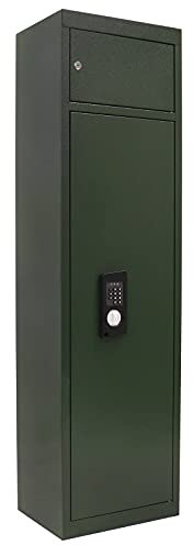 Profirst Waffenschrank Stone 8 Elektronikschloss Notöffnung möglich separat versperrbarers Extrafach Schaumstoffwaffenhalter Putzstockhalterung inkl. Befestigungsmaterial