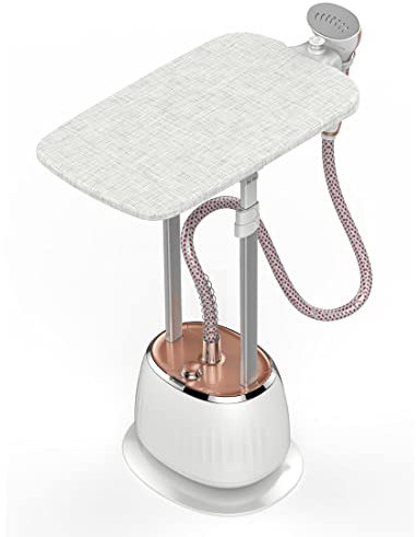 JODAIS Vaporizador para Ropa de pie, vaporizador de Ropa Vertical Profesional de 1800 W, Agua de 1,6 l, Plancha de Vapor de Tela Potente, Viene con función de protección contra sobrecalentamiento
