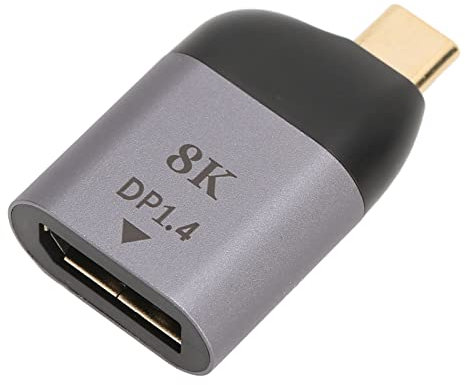 Adaptateur USB C vers displayport, 8K@60Hz Adaptateur USB Type C vers Mini DP pour Casque VR, OS X Book Pro, OS X Book Air, Book, Galaxy