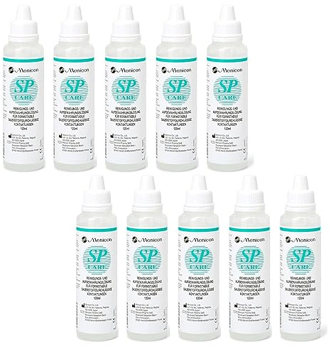 Menicon SP-Care Reinigungs- und Aufbewahrungslösung für Kontaktlinsen - 120ml (10)