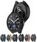 LOKEKE Funda protectora compatible con Xiaomi Watch 2 Pro, funda protectora de policarbonato compatible con Xiaomi Watch 2 Pro / S2 / H1 (PC negro)