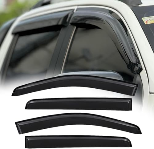 Compatible with Mitsubishi L200 Wind Deflectors 2016-2026 L200 Accessories | Pickup Truck Jeep Car Window Rain Shield Gaurd Cover External Fittings