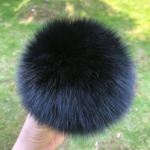 LUAND Bommel aus natürlichem Fuchsfell, Bommel aus Waschbärfell Bommel für Mützen, Mützen, DIY Fellbommel für Mützen, Taschen, Schals und Accessoires