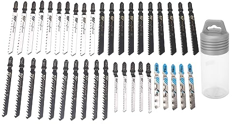 40-teiliges Stichsägeblatt, T-Schaft-Stichsägeblatt-Set, T-Griff-Stichsägeblatt-Kits T118a T101AO T111C T101BR T101B T144D Holzsägeblatt-Ersatz Für Holzschnitt, Kunststoff- Und Metallschneiden