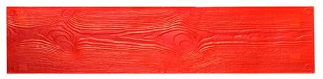 Moldes Hormigón Impreso Estera de Sello de Grano de Madera para Suelo de Hormigón, El Hormigón Moldea La Textura del Tablón de Madera, Herramientas de Estampado de Cemento para Pasarela/camino de Jard