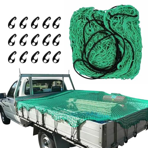 Filet remorque et conteneur - 2.5 x 3.5m Filet de Levage, Filet de Transport Remorque,Maille de 45 x 45 mm -Une Sécurisation Parfaite du Chargement