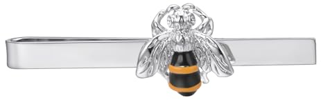 Asienice Bumble Bee Tie Clips Novelty Tie Clip For Mens Suit Accessories