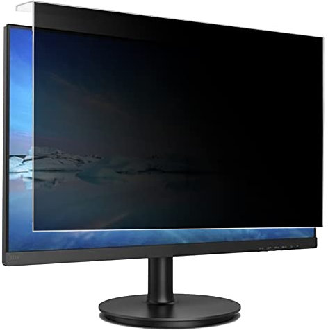 HSSMEUR 18-27 Inch Screen Protector Privacy Screen Panel for Computer Monitor,Easy Installation,Hanging Privacy Filter,Protection Privacy (25 27 Inch612.6x356mm)