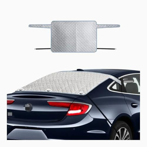 HDJYCZM Couverture de Pare-Brise arrière Voiture pour LINCO MKS 2010-2025, Hiver Housse Antigel Vitre Magnétiques Bâche Pare Brise Accessoires