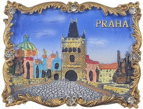 3D-Kühlschrankmagnet, Motiv: Prag, die Tschechische Republik, Reise-Souvenir, für Zuhause, Küche, Kühlschrank, Dekoration, Andenken, Handwerk