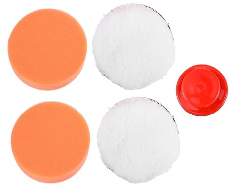 CHILDWEET Auto-wachs-set 5-teilig Schwamm-wachs-pad-griff Zum Polieren Von