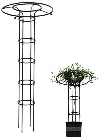 Enrejado vertical de jardín para plantas trepadoras, rejilla resistente para plantas al aire libre, enredaderas, tomates, rejilla de apoyo ideal para jardín para plantas trepadoras