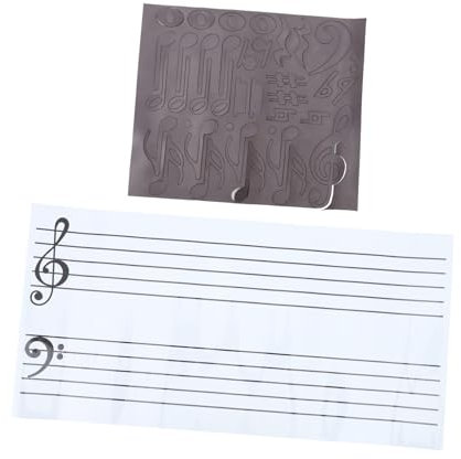 Uonlytech Magnetische Notenlinien-whiteboard Mit Musiknote Aufklebern Für Klavierunterricht Und Musikunterricht Im Klassenzimmer Oder Zuhause