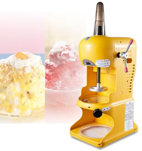 Electric Ice Crusher Machine, High Efficiency 90kg/h Output, Adjustable Ice Fineness, Ideal for Cocktails and Smoothies