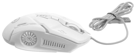 DIYEAH Mouse Ergonomico Pulsanti Mouse Usb Per Computer e Laptop Gioco Silenzioso Illuminazione Led